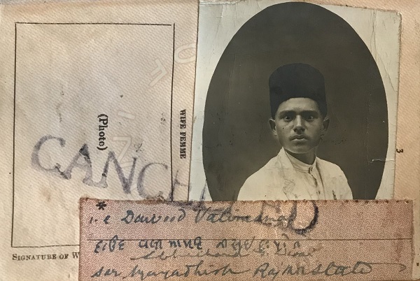 Dawood’s British Indian passport.